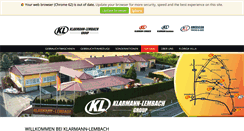 Desktop Screenshot of klarmann.de